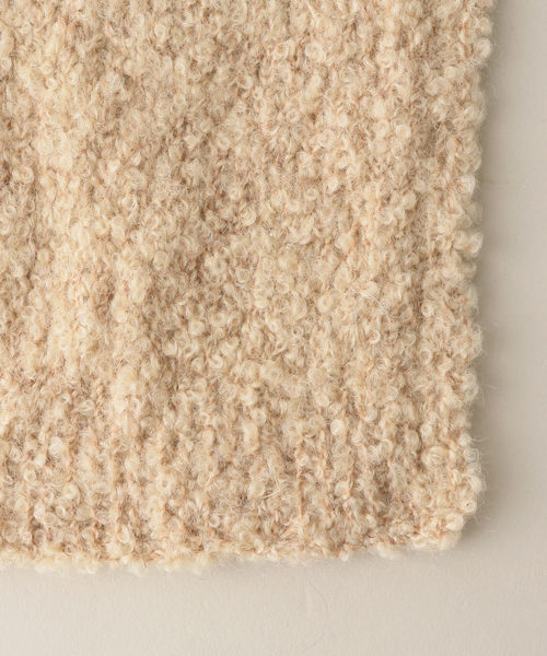 IENA LA BOUCLE（イエナラブークル）の「KARAKORAM/カラコルム ニットマフラー 4299-2S-OS（マフラー・レディース・サックスブルー/アイボリー・FREE）」の3枚目の写真