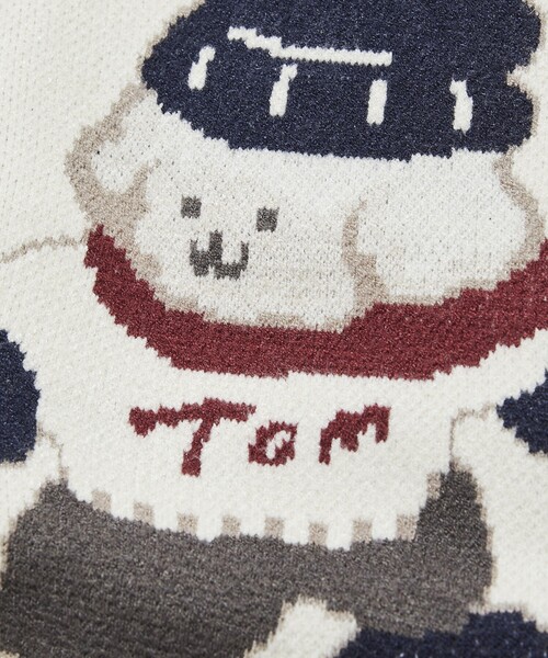 FREAK'S STORE（フリークスストア）の「tombonia/トムボニア スノーボード ムック クルーネック ニット（ニット/セーター・メンズ・ネイビー/グレー/オフホワイト・MEDIUM/LARGE）」の7枚目の写真