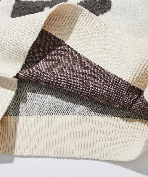 FREAK'S STORE（フリークスストア）の「tombonia/トムボニア スノーボード ムック クルーネック ニット（ニット/セーター・メンズ・ネイビー/グレー/オフホワイト・MEDIUM/LARGE）」の9枚目の写真