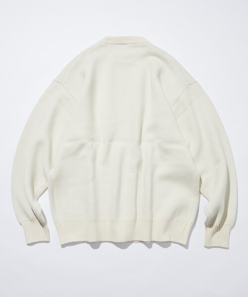 FREAK'S STORE（フリークスストア）の「tombonia/トムボニア スノーボード ムック クルーネック ニット（ニット/セーター・メンズ・ネイビー/グレー/オフホワイト・MEDIUM/LARGE）」の10枚目の写真