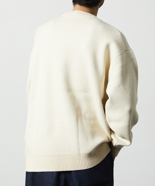 FREAK'S STORE（フリークスストア）の「tombonia/トムボニア スノーボード ムック クルーネック ニット（ニット/セーター・メンズ・ネイビー/グレー/オフホワイト・MEDIUM/LARGE）」の17枚目の写真