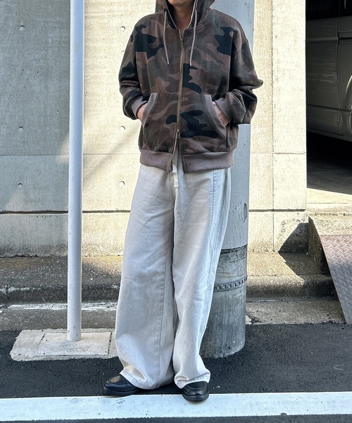 MandO（エムオー）（エムオー）の「【MandO】ウッドランドカモダブルフェイスジップパーカー（パーカー・メンズ・グレー/ベージュ系・LARGE/MEDIUM）」の18枚目の写真