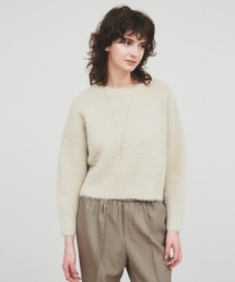 cloenc | 【洗える／柔らかニット】フェザ―ヤーンニットプルオーバー(ニット/セーター)