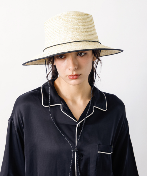 【Ruben/ルーベン】CODE LONG BRIM STRAW HAT/コードロングブリムストローハット(ハット)|Ruben(ルーベン)