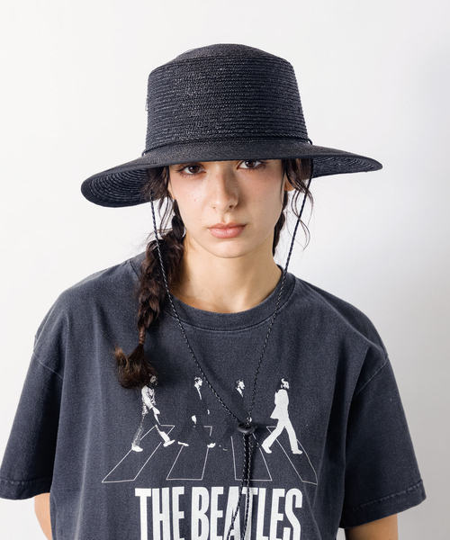 【Ruben/ルーベン】CODE LONG BRIM STRAW HAT/コードロングブリムストローハット（ハット）｜Ruben（ルーベン）