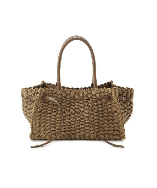 【極美品】 ミラオーウェン ハンドバッグ ベルト付き キャメル レザー 極美品】 ミラオーウェン ハンドバッグ ベルト付き キャメル レザー