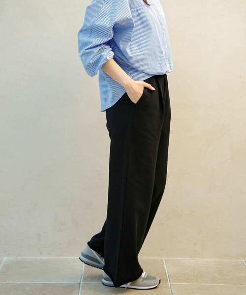 URBAN RESEARCH Sonny Label(アーバンリサーチサニーレーベル)の「『WEB限定』スウェットワイドパンツ(スウェットパンツ・レディース・ブラック/グレー・FREE)」の5枚目の写真
