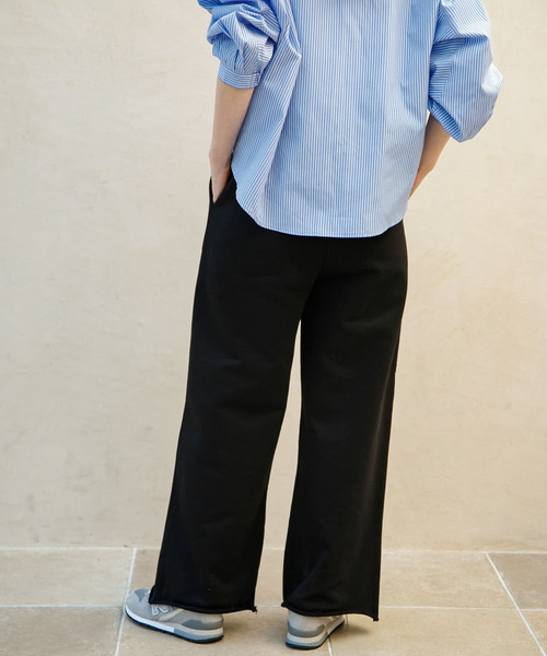 URBAN RESEARCH Sonny Label(アーバンリサーチサニーレーベル)の「『WEB限定』スウェットワイドパンツ(スウェットパンツ・レディース・ブラック/グレー・FREE)」の6枚目の写真