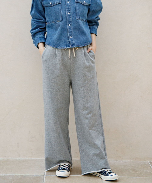 URBAN RESEARCH Sonny Label(アーバンリサーチサニーレーベル)の「『WEB限定』スウェットワイドパンツ(スウェットパンツ・レディース・ブラック/グレー・FREE)」の10枚目の写真