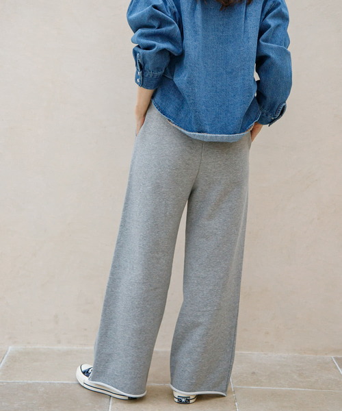 URBAN RESEARCH Sonny Label(アーバンリサーチサニーレーベル)の「『WEB限定』スウェットワイドパンツ(スウェットパンツ・レディース・ブラック/グレー・FREE)」の11枚目の写真
