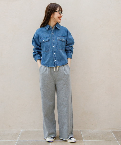 URBAN RESEARCH Sonny Label(アーバンリサーチサニーレーベル)の「『WEB限定』スウェットワイドパンツ(スウェットパンツ・レディース・ブラック/グレー・FREE)」の14枚目の写真