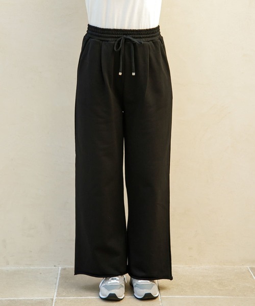 URBAN RESEARCH Sonny Label(アーバンリサーチサニーレーベル)の「『WEB限定』スウェットワイドパンツ(スウェットパンツ・レディース・ブラック/グレー・FREE)」の17枚目の写真