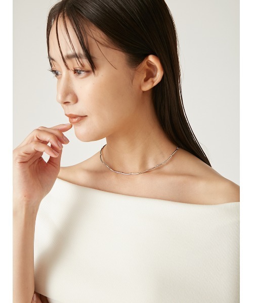 FRAY I.D（フレイアイディー）の「ランダムウェービーチョーカー（チョーカー・レディース・シルバー/ゴールド・FREE）」の6枚目の写真