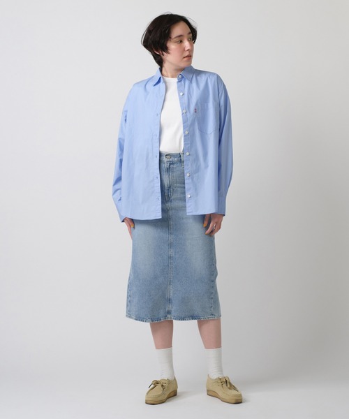 Levi's(リーバイス)の「Levi's/リーバイス レギュラーシャツ(シャツ/ブラウス・レディース・ブルー・XS/M/S)」の12枚目の写真