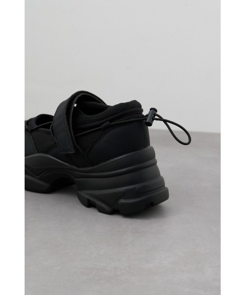 AZUL by moussy（アズールバイマウジー）の「スニーカーソールサンダル（サンダル・レディース・ブラック/ライトベージュ・SMALL/MEDIUM/LARGE）」の10枚目の写真