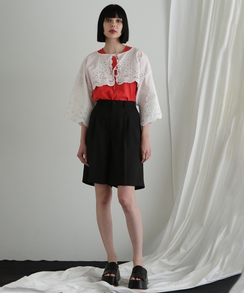 ROSE BUD(ローズバッド)の「レースボレロ(カーディガン/ボレロ・レディース・ホワイト/ブラック・ONE SIZE)」の11枚目の写真