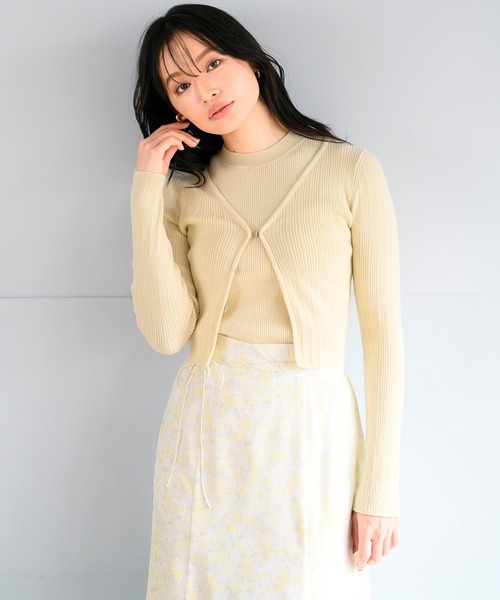 MISCH MASCH(ミッシュマッシュ)の「ぼかしフラワースカート(スカート・レディース・ブラック/ブルー/イエロー・S/M)」の6枚目の写真
