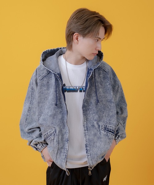 improves（インプローブス）の「デニムフードジャケット 10.5oz（デニムジャケット・メンズ・ブルー/ブラック・MEDIUM/X-LARGE/LARGE）」の9枚目の写真