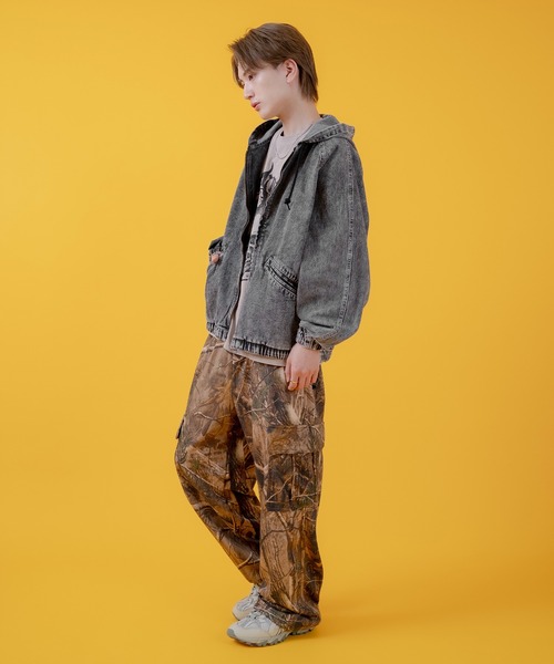 improves（インプローブス）の「デニムフードジャケット 10.5oz（デニムジャケット・メンズ・ブルー/ブラック・MEDIUM/X-LARGE/LARGE）」の7枚目の写真