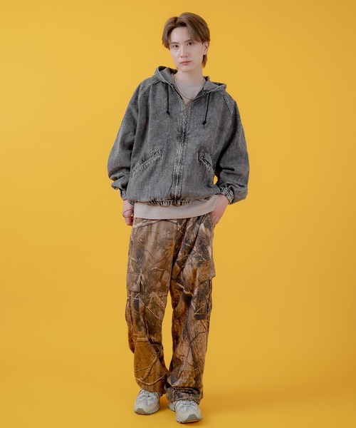 improves（インプローブス）の「デニムフードジャケット 10.5oz（デニムジャケット・メンズ・ブルー/ブラック・MEDIUM/X-LARGE/LARGE）」の8枚目の写真