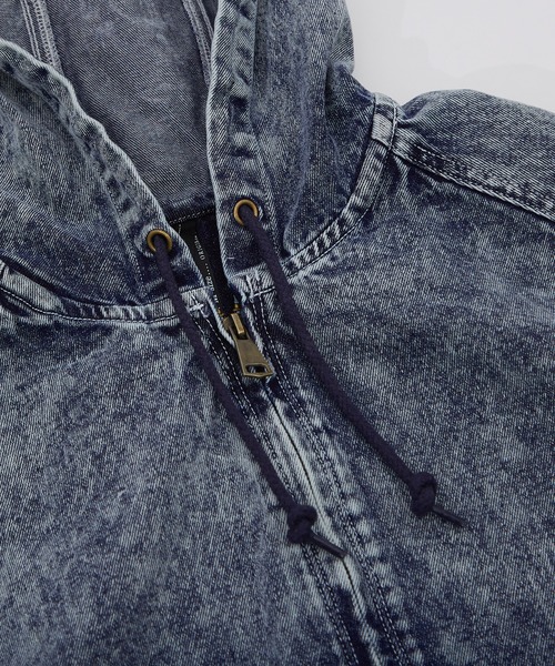 improves（インプローブス）の「デニムフードジャケット 10.5oz（デニムジャケット・メンズ・ブルー/ブラック・MEDIUM/X-LARGE/LARGE）」の16枚目の写真