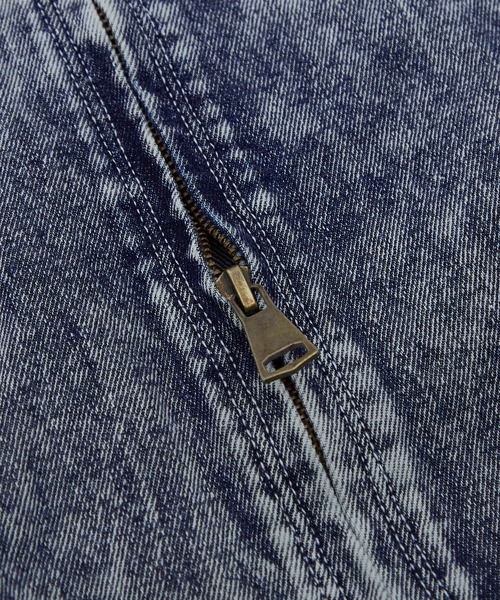 improves（インプローブス）の「デニムフードジャケット 10.5oz（デニムジャケット・メンズ・ブルー/ブラック・MEDIUM/X-LARGE/LARGE）」の17枚目の写真