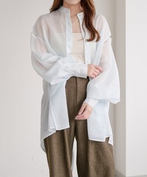 raffime | バックオープンシアーシャツ(シャツ/ブラウス)