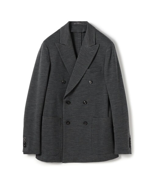 TOMORROWLAND (トゥモローランド)の「ウールナイロン ダブルブレステッド6Bジャケット DONDY(セットアップ・メンズ・ネイビー/グレー・46/50/44/48/52)」の2枚目の写真