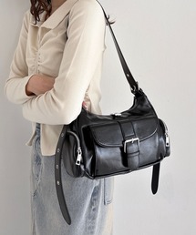 Heather | ベルト付きWポケットBAG　323284(ショルダーバッグ)