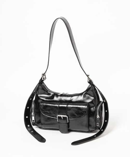 Heather（ヘザー）の「ベルト付きWポケットBAG 323284