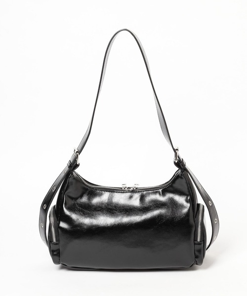 Heather ベルト付きWポケットBAG 323284 ショルダーバッグ Heather ショルダーバッグ バッグ ベルト付きWポケットBAG