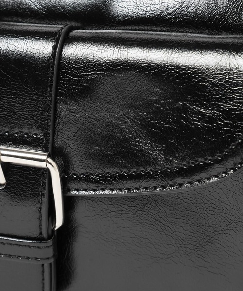 Heather（ヘザー）の「ベルト付きWポケットBAG　323284（ショルダーバッグ・レディース・シルバー/ブラック/ベージュ/ブラウン/キャメル・ONE SIZE）」の16枚目の写真