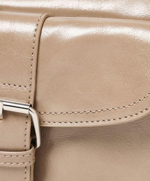 Heather（ヘザー）の「ベルト付きWポケットBAG　323284（ショルダーバッグ・レディース・シルバー/ブラック/ベージュ/ブラウン/キャメル・ONE SIZE）」の14枚目の写真