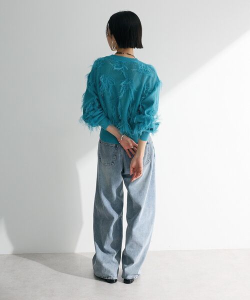 ELENCARE DUE（エレンカーレデュエ）の「・ELENCARE DUE デニムバレルレッグパンツ（デニムパンツ・レディース・グレー/ブラック/インディゴブルー/ライトインディゴブルー・FREE）」の8枚目の写真