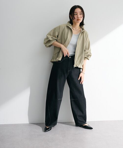 ELENCARE DUE（エレンカーレデュエ）の「・ELENCARE DUE デニムバレルレッグパンツ（デニムパンツ・レディース・グレー/ブラック/インディゴブルー/ライトインディゴブルー・FREE）」の11枚目の写真