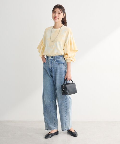 ELENCARE DUE（エレンカーレデュエ）の「・ELENCARE DUE デニムバレルレッグパンツ（デニムパンツ・レディース・グレー/ブラック/インディゴブルー/ライトインディゴブルー・FREE）」の20枚目の写真