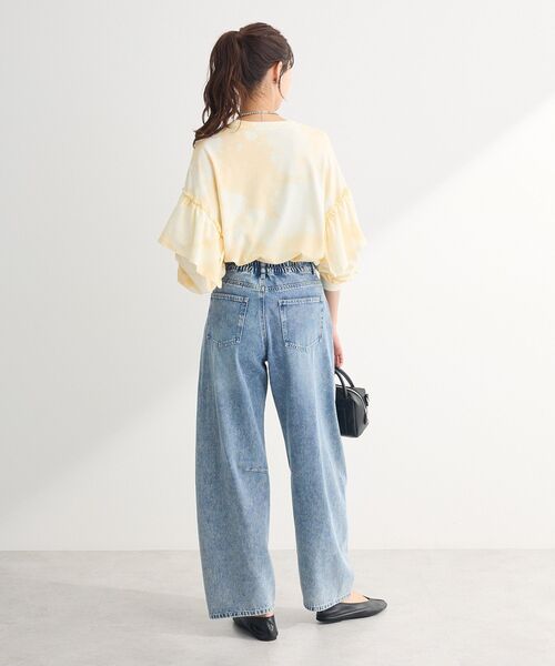 ELENCARE DUE（エレンカーレデュエ）の「・ELENCARE DUE デニムバレルレッグパンツ（デニムパンツ・レディース・グレー/ブラック/インディゴブルー/ライトインディゴブルー・FREE）」の22枚目の写真