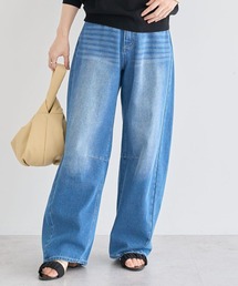 ELENCARE DUE | ・ELENCARE DUE デニムバレルレッグパンツ(デニムパンツ)