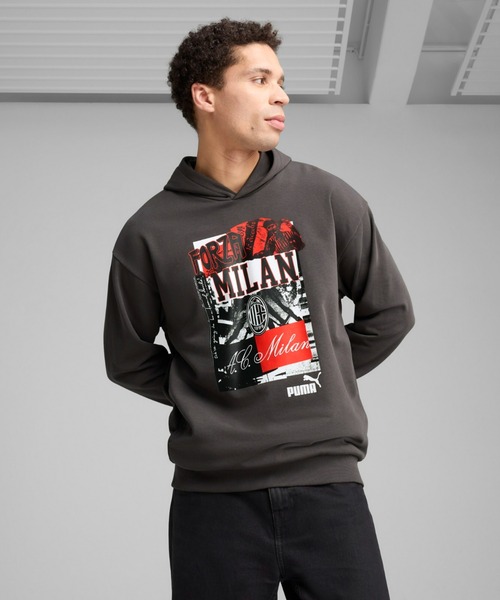 セール】PUMA プーマ メンズ ACミラン FTBLNRGY+ フーディ（パーカー