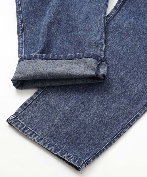 ZIDDY（ジディ）の「【 ニコ☆プチ 掲載 】チャーム付きサイドカットアウトデニムパンツ(130~160cm)（デニムパンツ・キッズ・ネイビー/ブルー・FREE/130cm/140cm/150cm）」の8枚目の写真