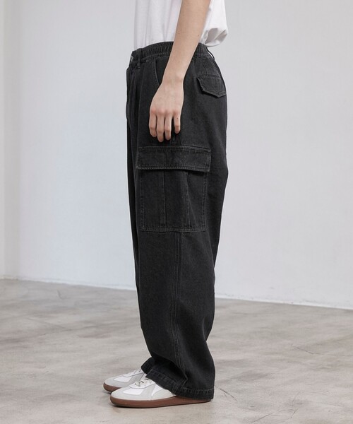 coen(コーエン)の「【C.DENIMS】デニムイージーカーゴパンツ(その他パンツ・メンズ・ダークグレー/コバルトブルー・L/M/S)」の17枚目の写真