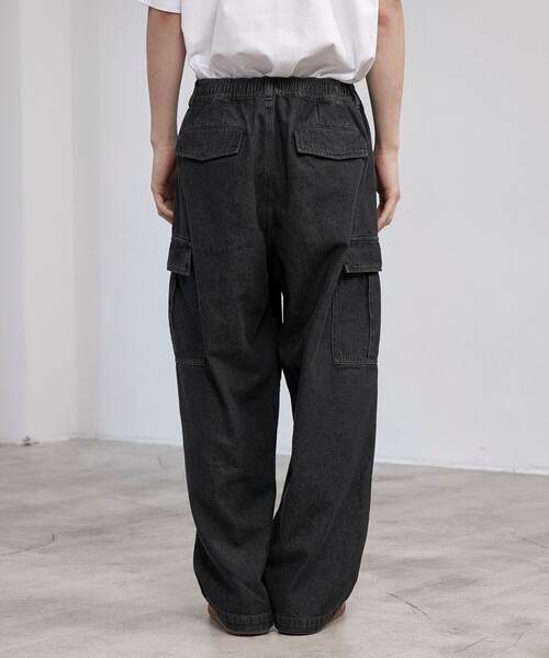 coen(コーエン)の「【C.DENIMS】デニムイージーカーゴパンツ(その他パンツ・メンズ・ダークグレー/コバルトブルー・L/M/S)」の16枚目の写真