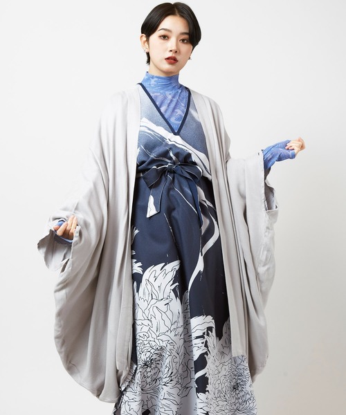 カヤ（カヤ）の「【カヤ】春宵UV羽織（カーディガン/ボレロ・レディース・スミクロ/グリーン系その他/ライトグレー/レッド・FREE）」の2枚目の写真