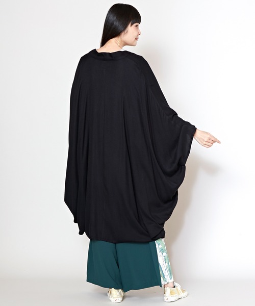 カヤ（カヤ）の「【カヤ】春宵UV羽織（カーディガン/ボレロ・レディース・スミクロ/グリーン系その他/ライトグレー/レッド・FREE）」の9枚目の写真