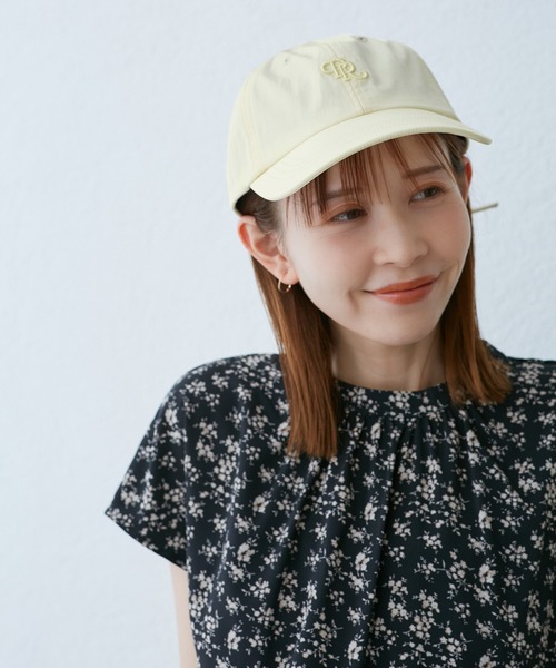 ROPE' PICNIC（ロペピクニック）の「【UVカット・抗菌防臭・洗える】シャイニーバックリボンキャップ/リンクコーデ（キャップ・レディース・ブラック/ライトグレー/ブルー系その他4/クリーム・FREE）」の7枚目の写真