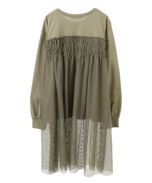 セール】メッシュドッキングレイヤーチュニック（チュニック