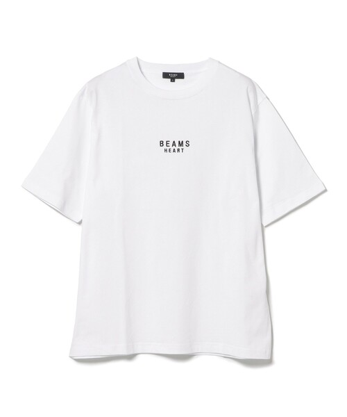 BEAMS HEART(ビームスハート)の「BEAMS HEART ロゴ 刺繍 Tシャツ(Tシャツ/カットソー・メンズ・ホワイト/ホワイト系その他2/ホワイト系その他3・L/XL)」の1枚目の写真