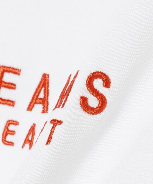 BEAMS HEART(ビームスハート)の「BEAMS HEART ロゴ 刺繍 Tシャツ(Tシャツ/カットソー・メンズ・ホワイト/ホワイト系その他2/ホワイト系その他3・L/XL)」の4枚目の写真
