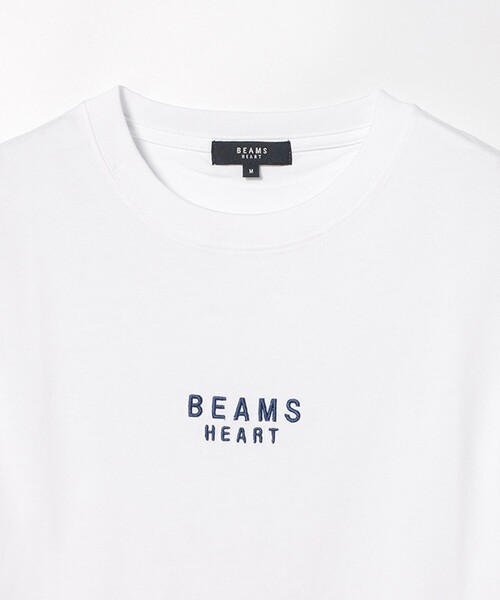 BEAMS HEART(ビームスハート)の「BEAMS HEART ロゴ 刺繍 Tシャツ(Tシャツ/カットソー・メンズ・ホワイト/ホワイト系その他2/ホワイト系その他3・L/XL)」の6枚目の写真