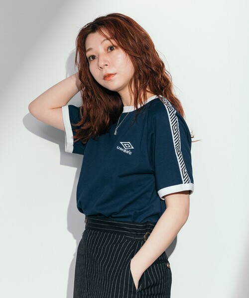 セール】UMBRO × FREAK'S STORE/アンブロ 別注 Line T-shirt